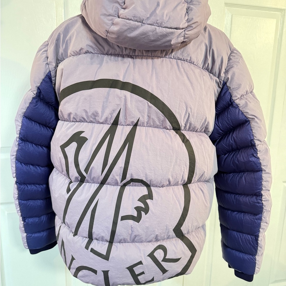 Moncler Purple and Blue Puffer Jacket